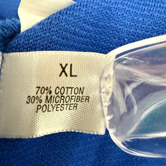 VTG 90s Men’s St Croix Royal Blue Quarter Zip Sweater XL Made in USA Ski Winter - Picture 7 of 8